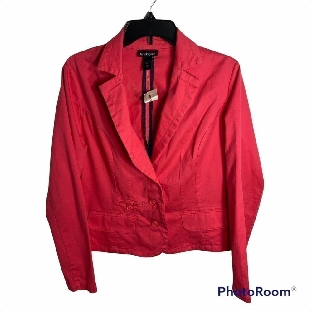 Lane Bryant Pink Blazer NWT Sz 14 Women’s Jacket Coat
